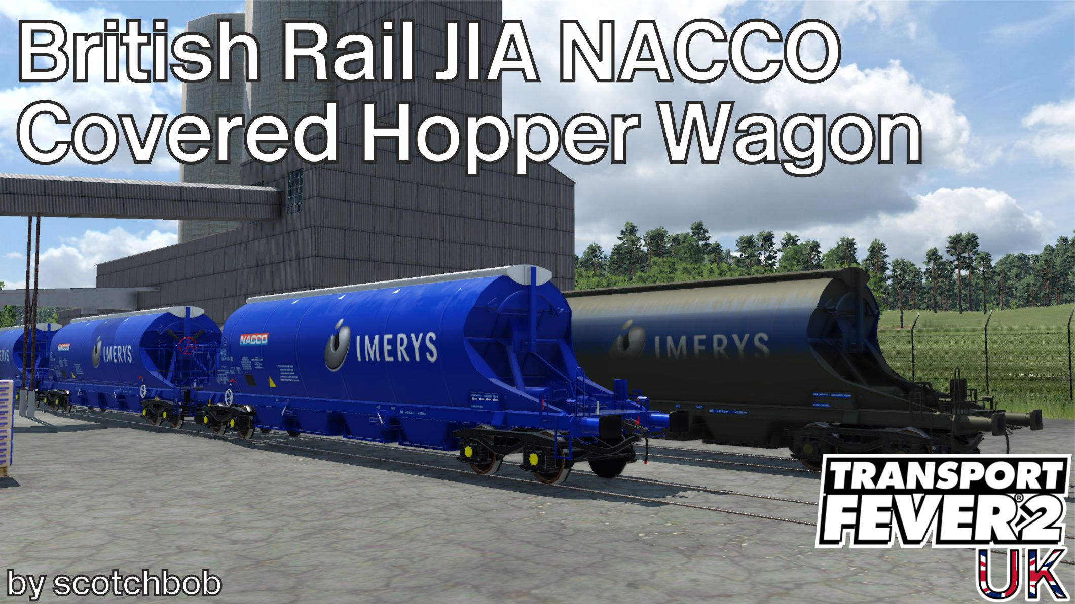 British Rail JIA NACCO Bogie Covered Hopper Wagon