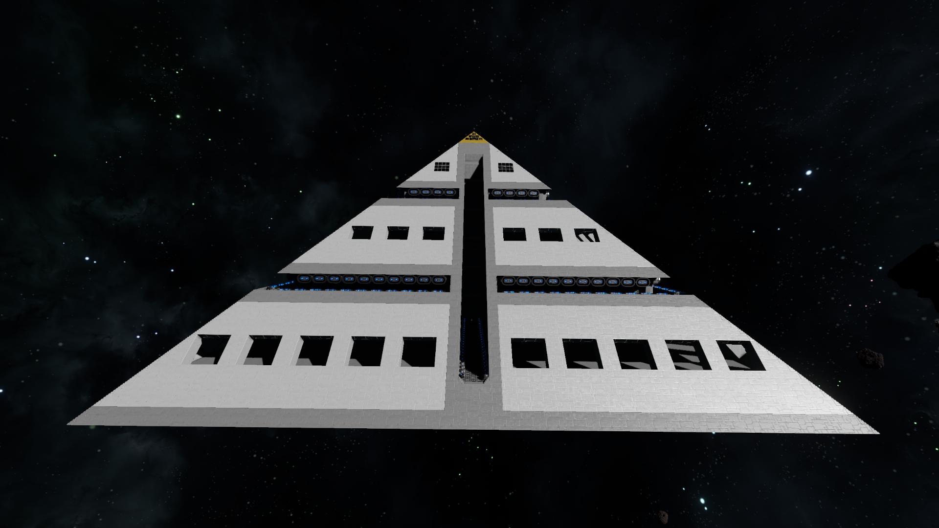 Pyramid Space Ship W.I.P