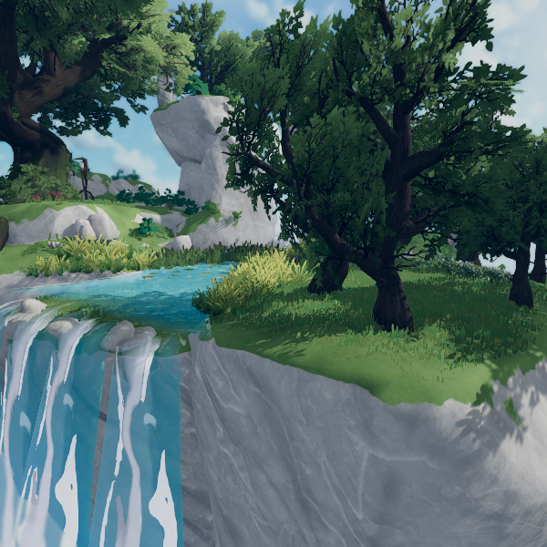 Tranquil Waterfall