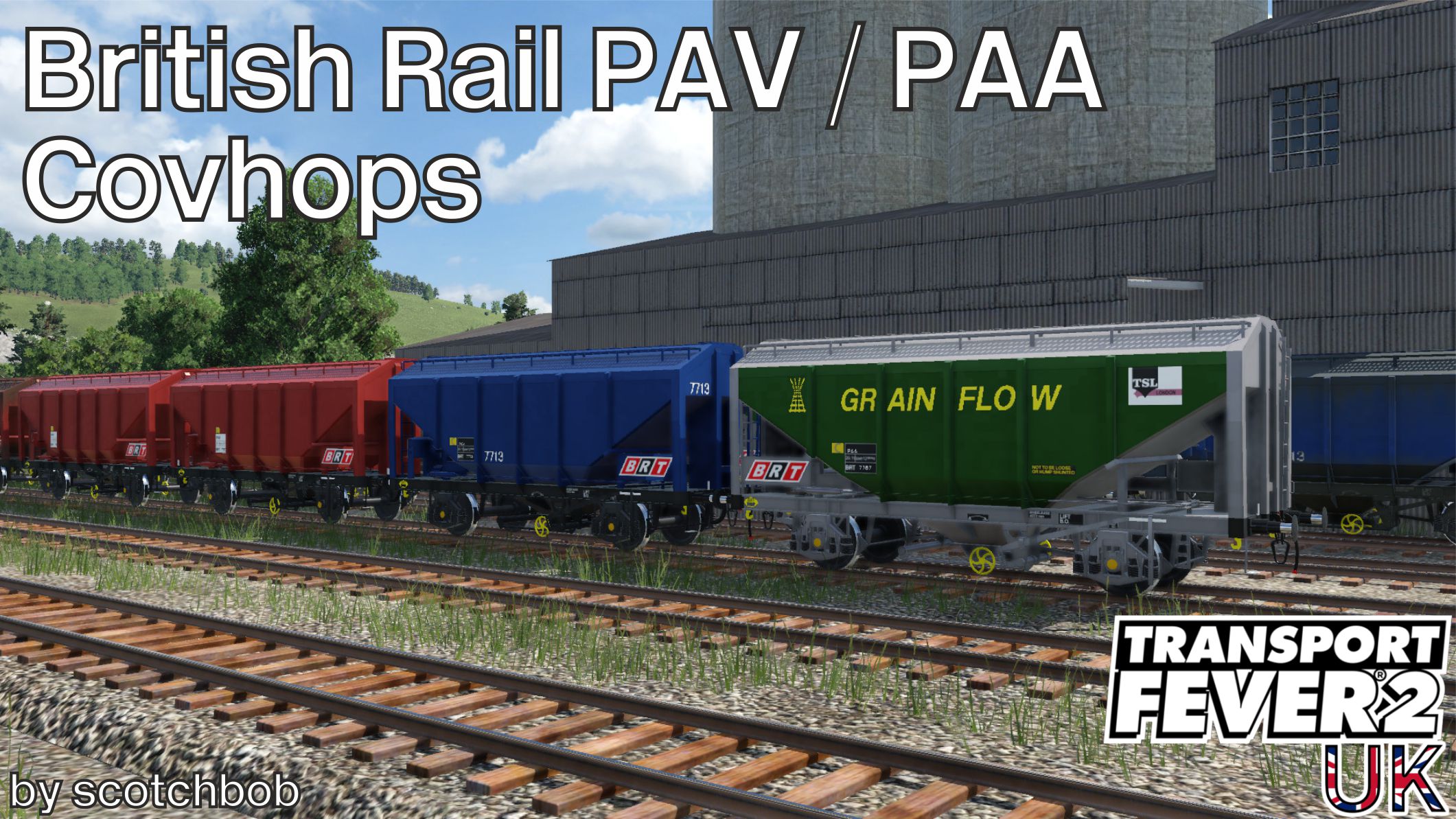 British Rail PAV/PAA Covhop Wagons