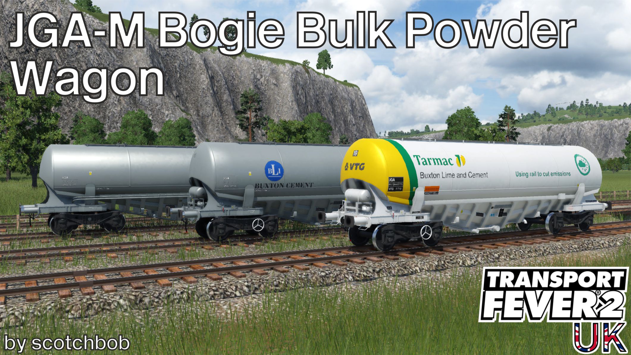 JGA-M Bogie Bulk Powder Wagon