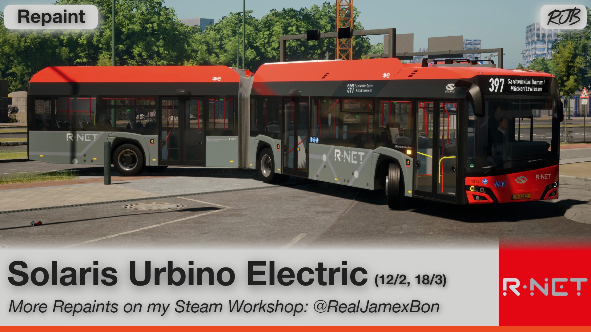 R-NET | Solaris Urbino IV Electric (12/2, 18/3)