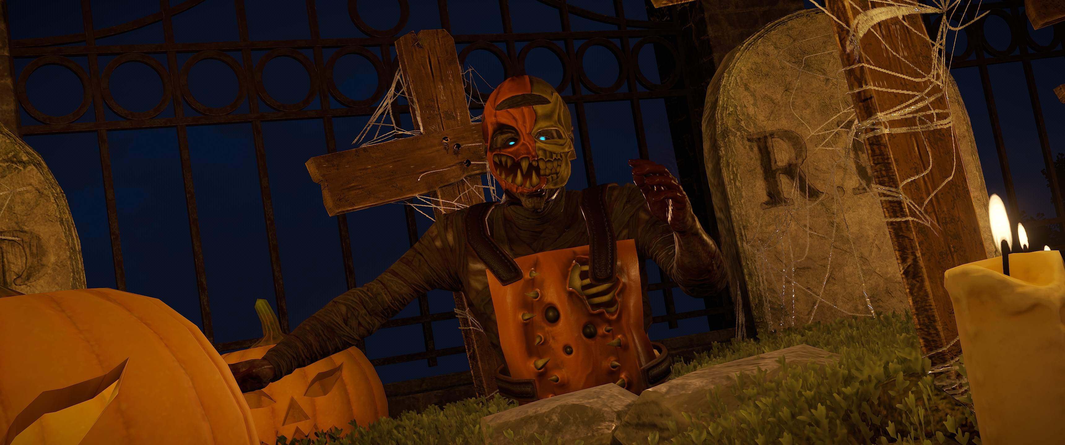 Dead Pumpkin Facemask