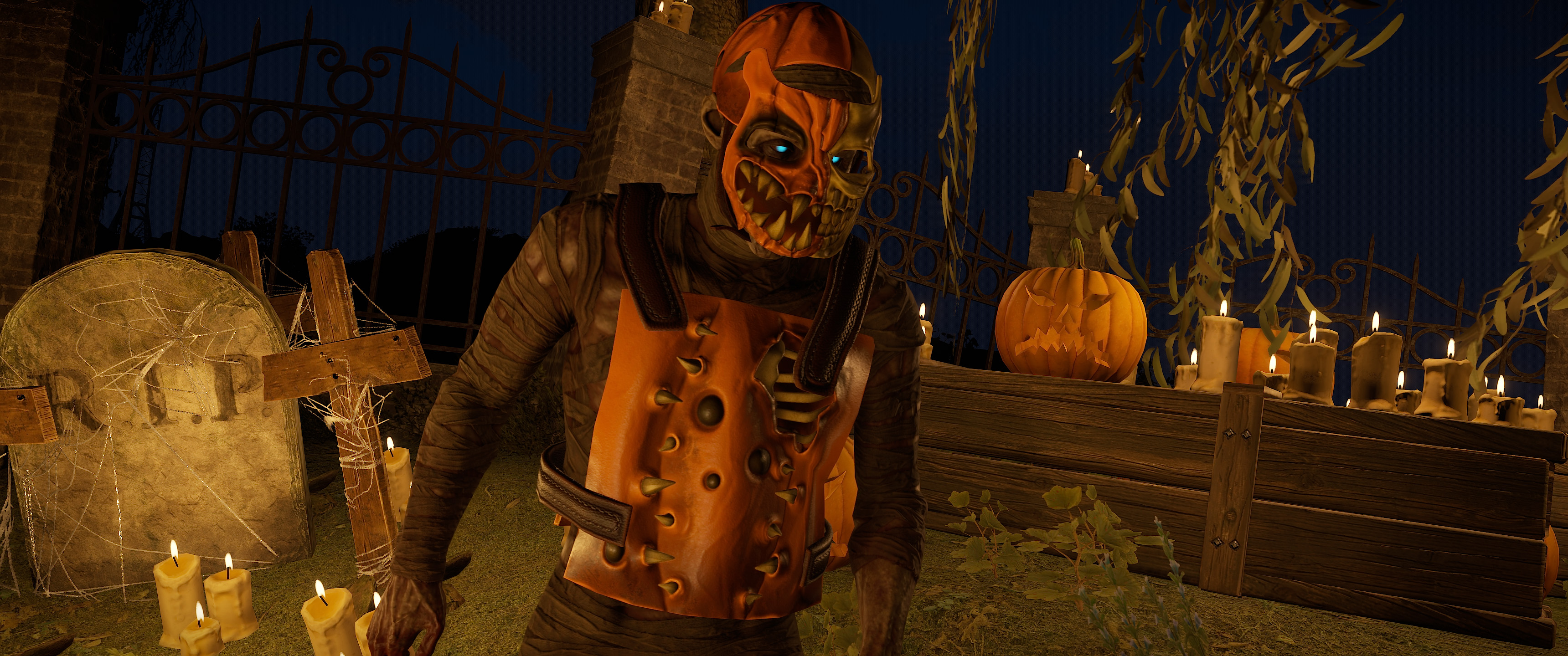 Dead Pumpkin Facemask