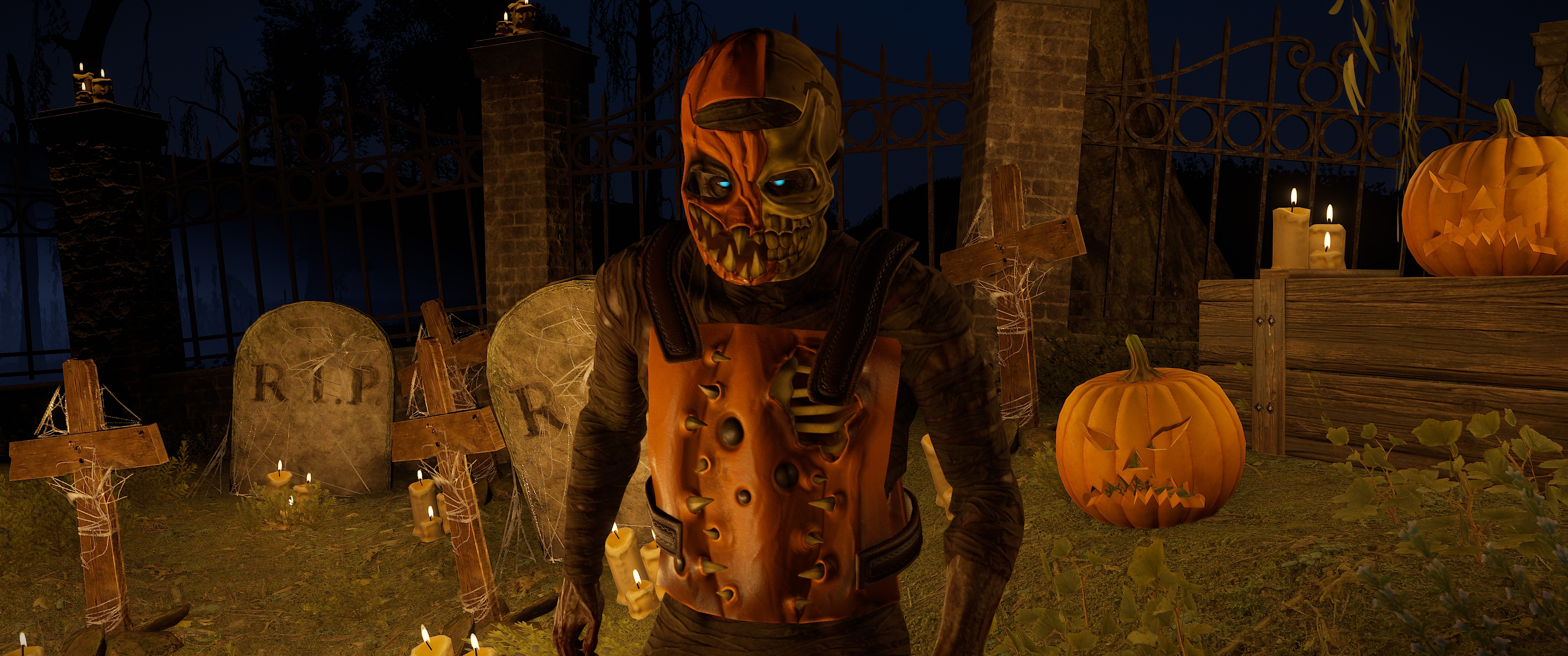 Dead Pumpkin Facemask