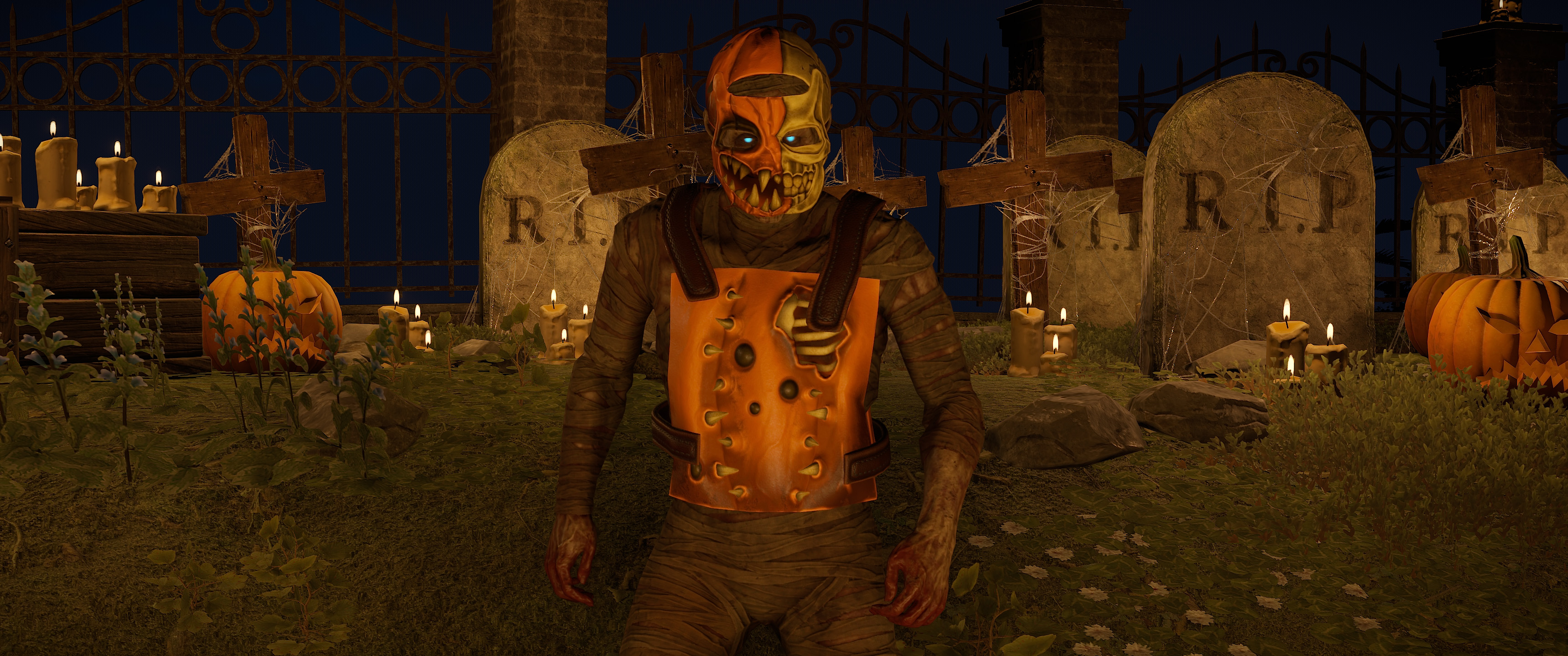 Dead Pumpkin Facemask