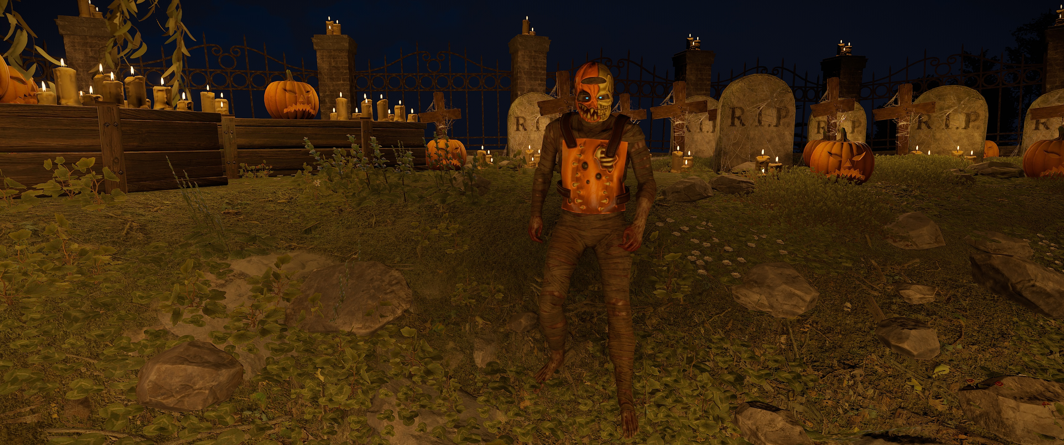 Dead Pumpkin Facemask