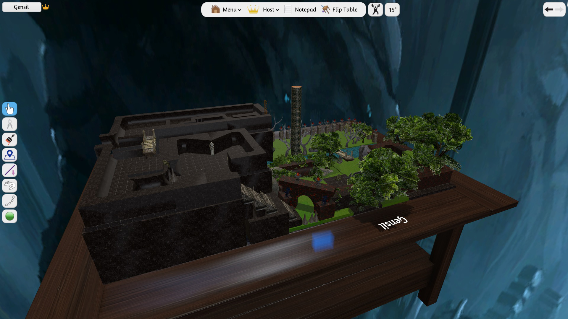 D&D forest temple baseve
