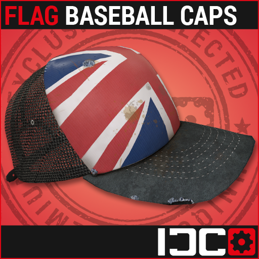 [IJC] Flag Baseball Caps
