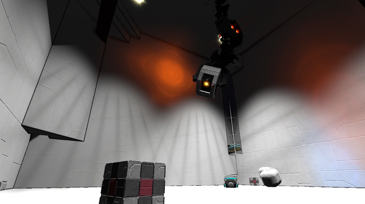 GLaDOS And Aperture Testing Chamber - Fully Controllable GLaDOS, Companion Cube Creation, and  Space Balls! preview