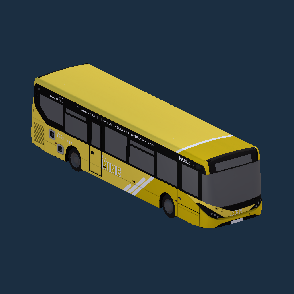 Baker Bus Creme theNine Enviro200 MMC