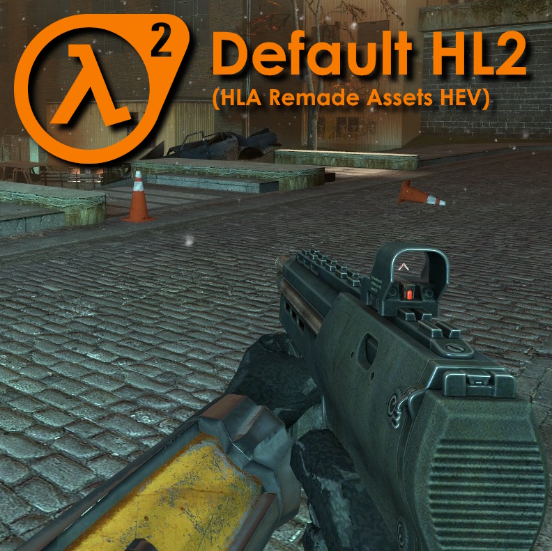 Default HL2 (IIopn's Project HL2 with HLA Remade Assets HEV Suit)