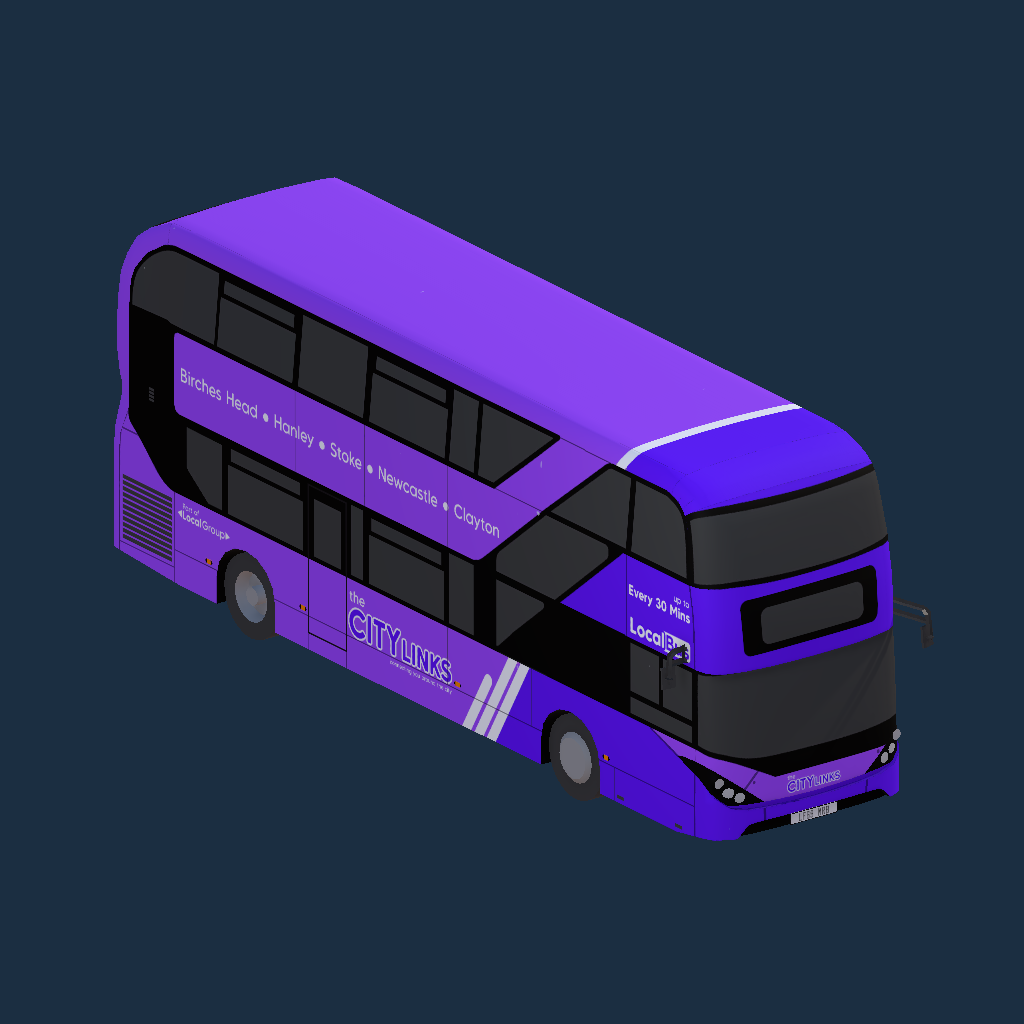 Local Bus Creme theCityLinks Enviro City EV