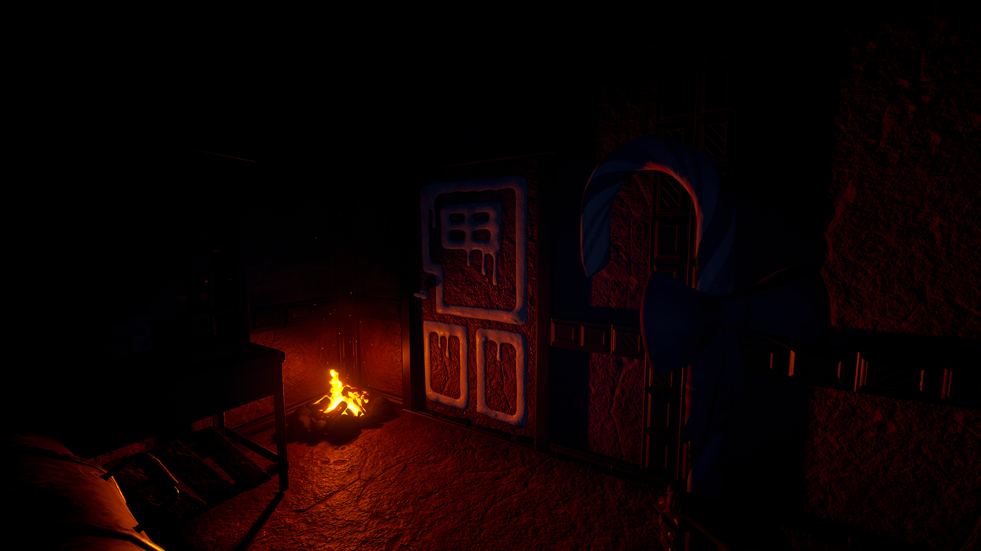 Gingerbread Wooden Door