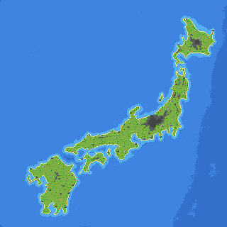 Somewhat Accurate Japan (uninhabited) preview