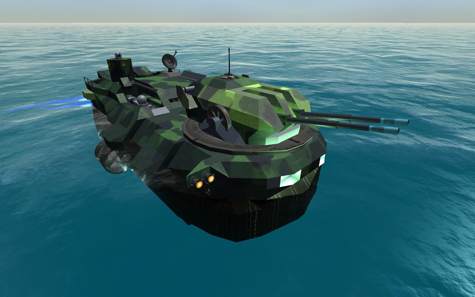 Amphitaswa Blueshell Class Hovercraft preview