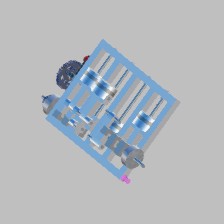 balanced 4 cyl rotating assembly
