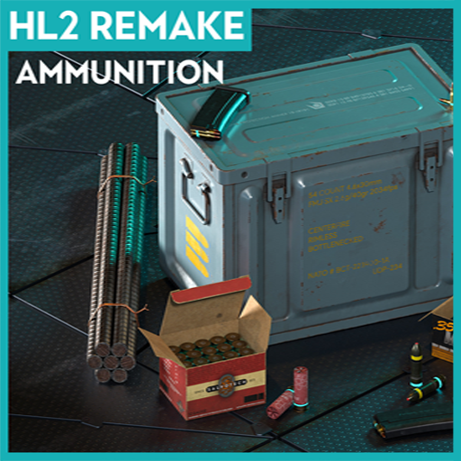 HL2 Ammunition Remake Fixed Ammo Crates (Normal Difficulty)
