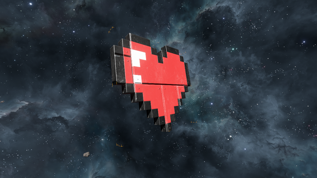 Pixel Art Heart Emoji