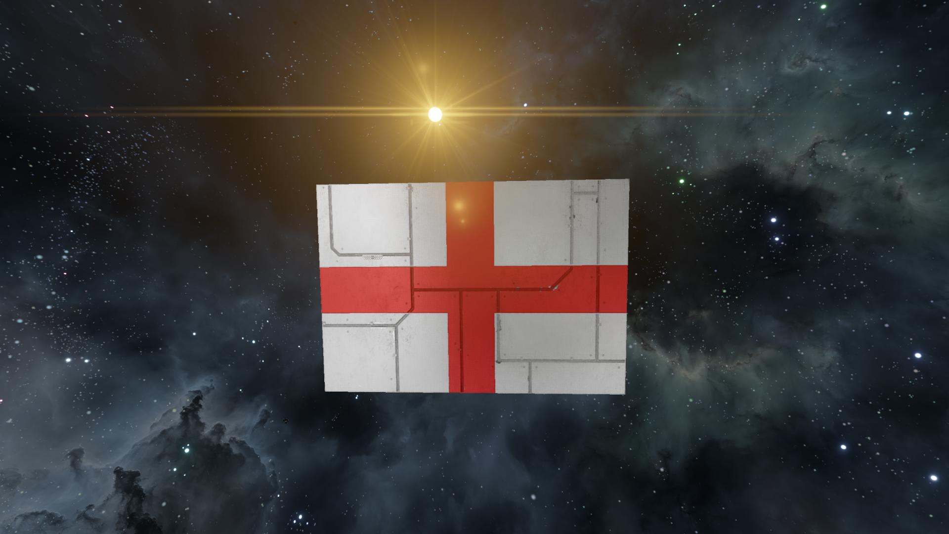 Flag England Pixel Art