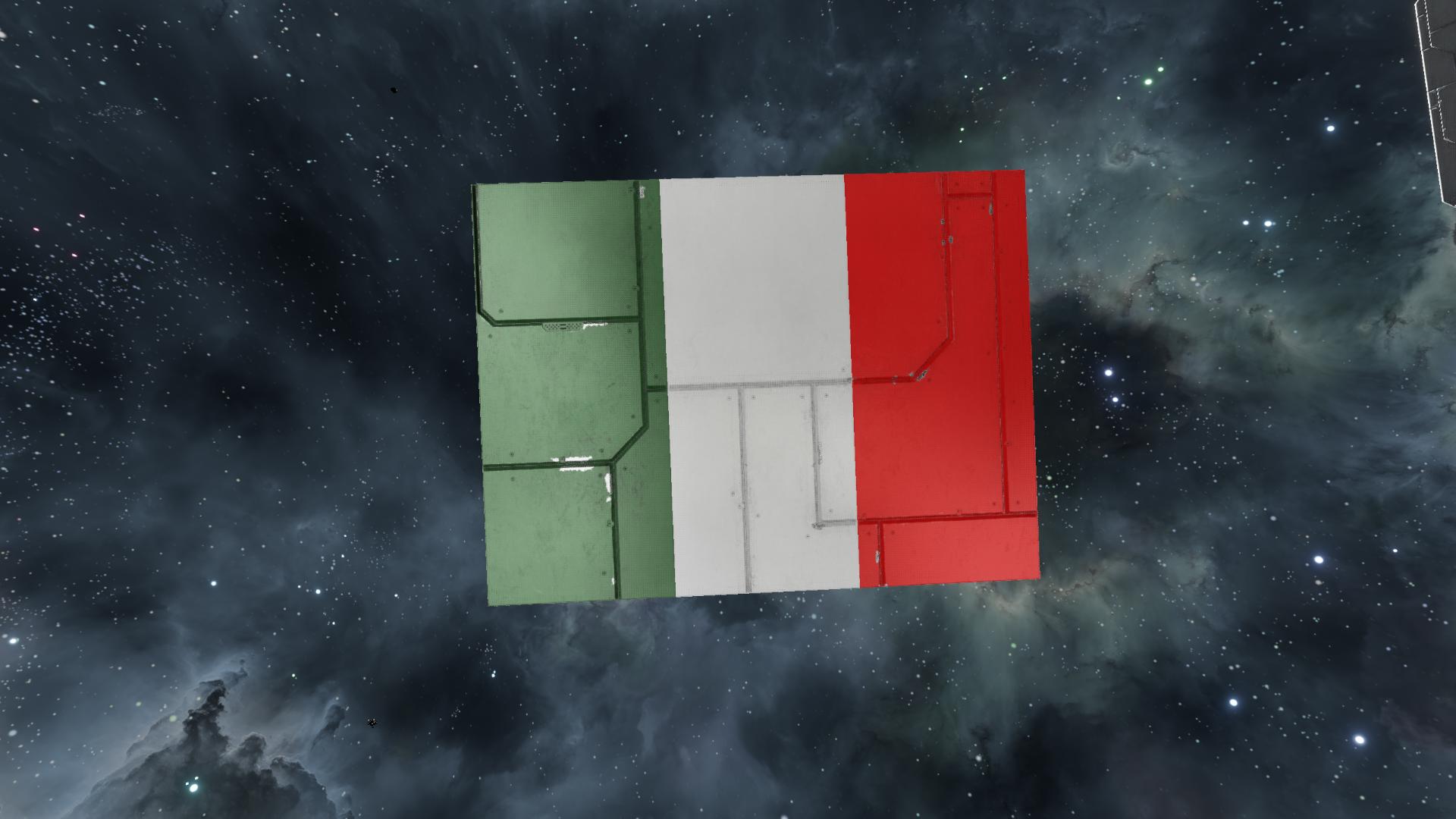 Flag Italy Pixel Art