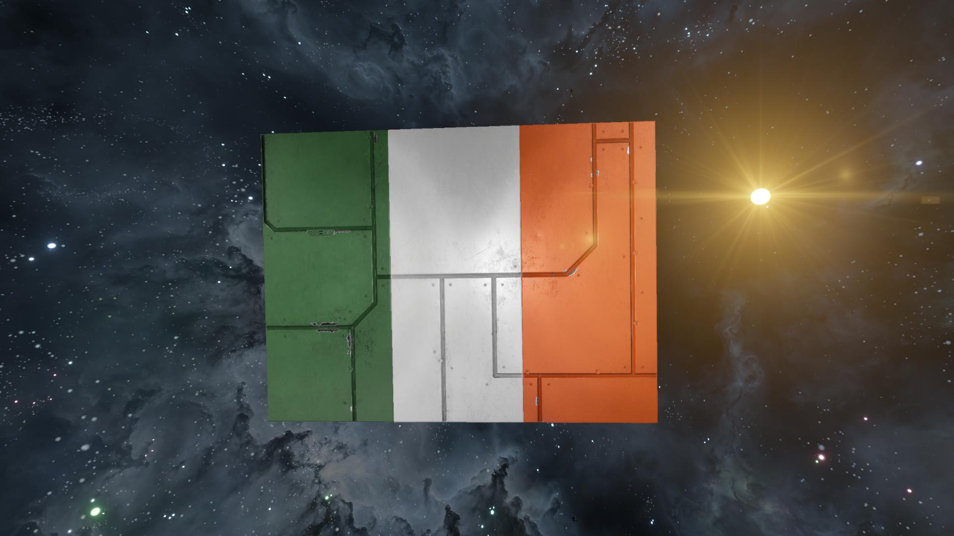 Flag Irish Pixel Art