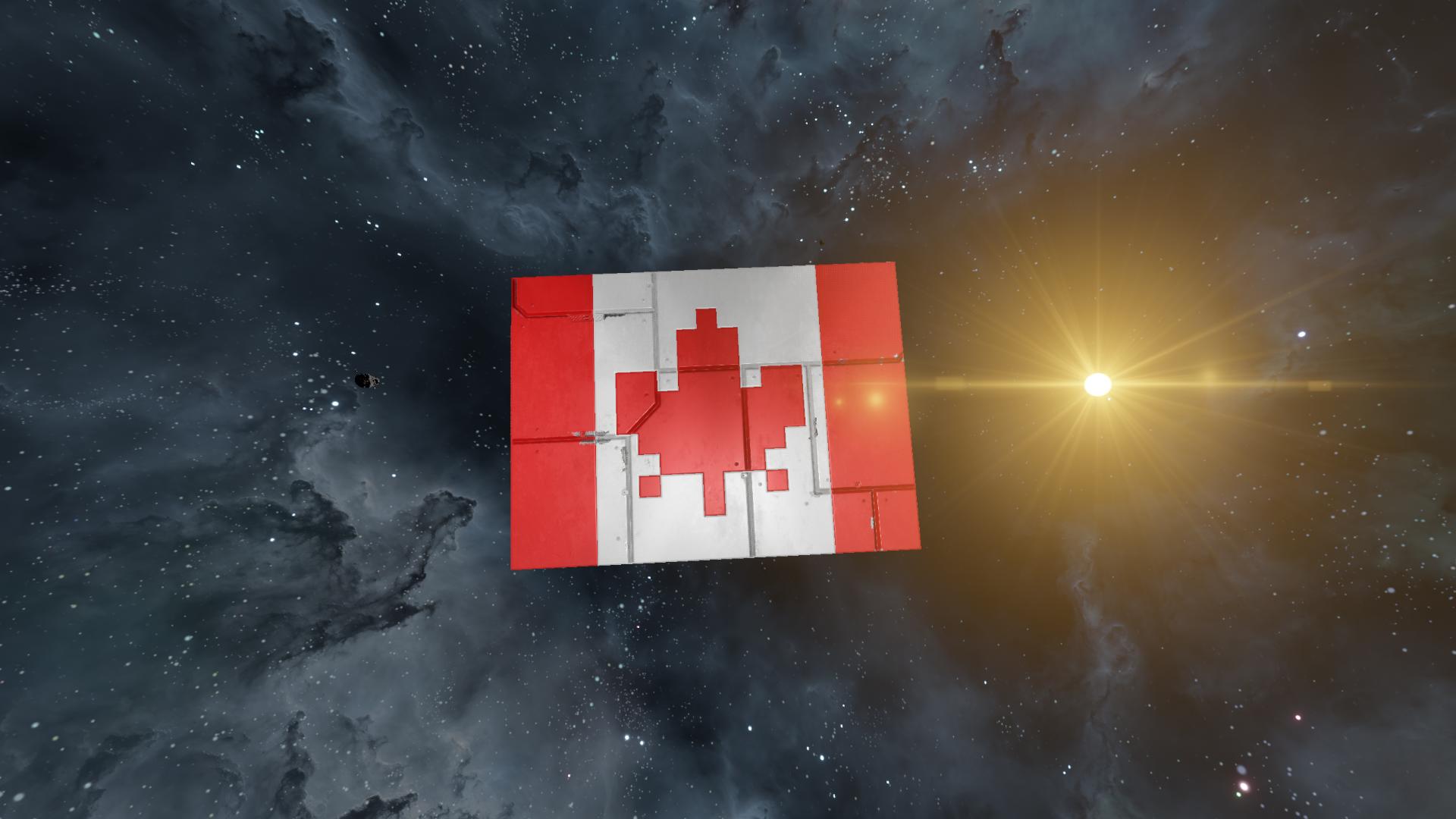 Flag Canada Pixel Art