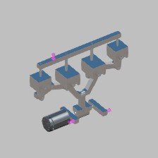 4 cylinders 1 connecting rod