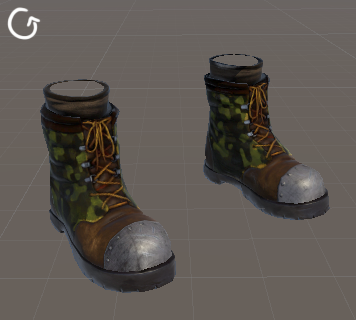 GreenCamo SteelToe Boots