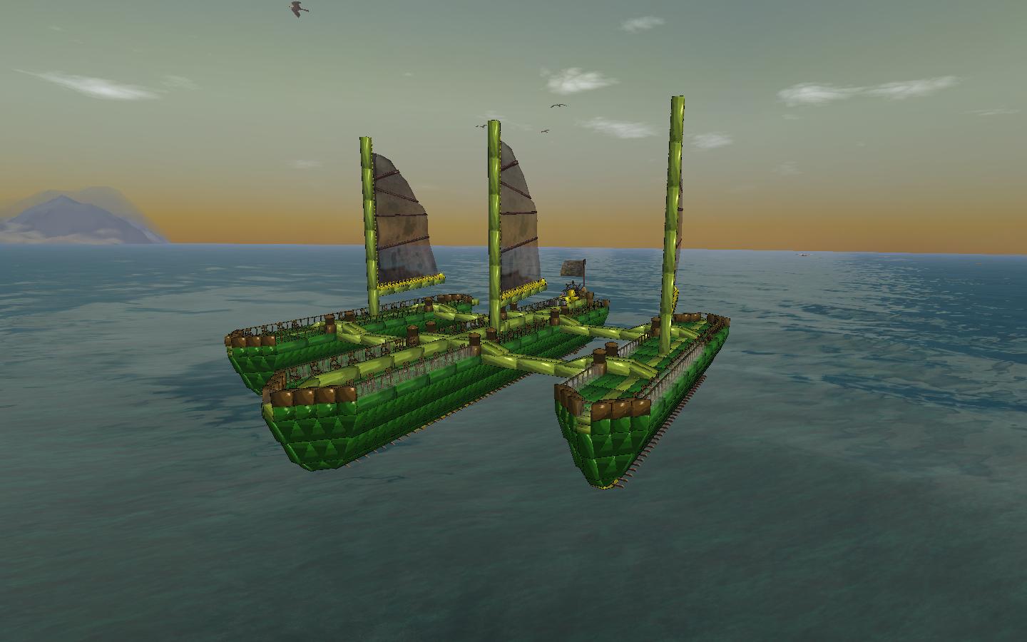 Large Hydrofoil Sailboat