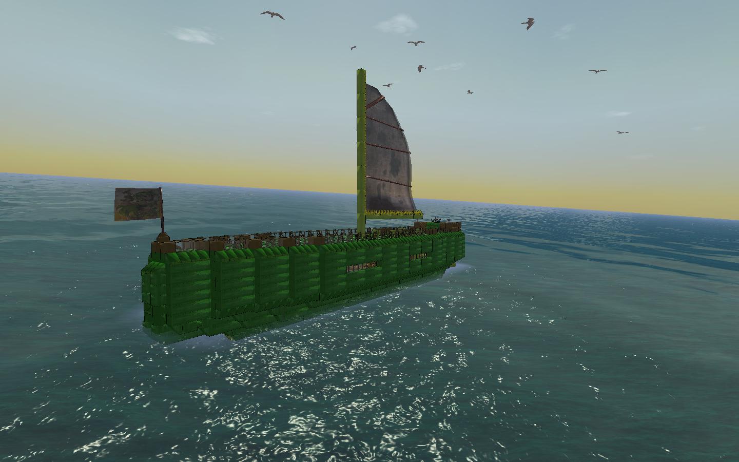 Doubledecker Sailboat