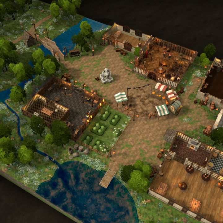 Village with Market