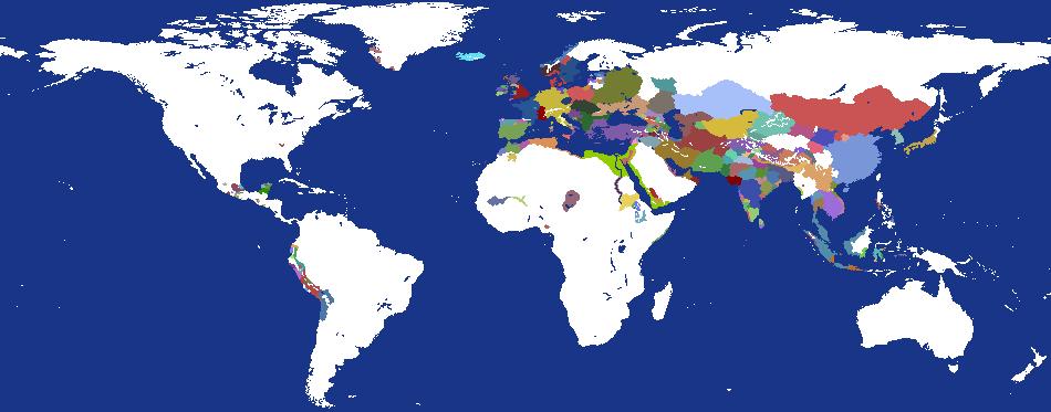 Improved World Map - 1000