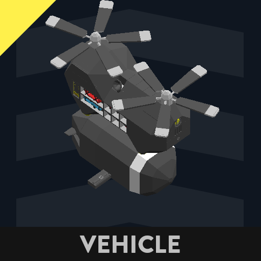 Micro RC chinook MAG with FPV bomb