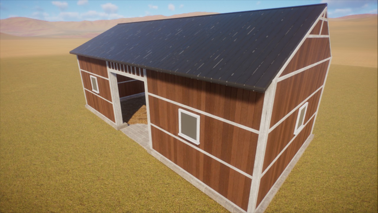 BG Large 4x2 Barn Style Shelter