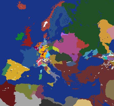 Europe - 1715