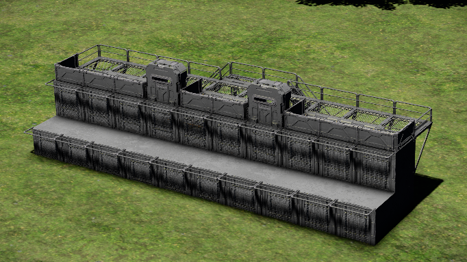 [MAP] - Military Barrier - Straight - preview