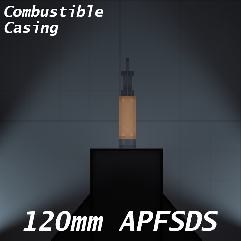 120mm APFSDS (Combustible Casing)