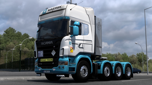 MAERSK SCANIA R 2009 BY RODONITCHO MODS 1.0 1.54 02 04 2025