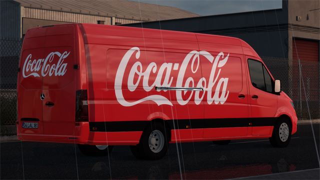 COCA-COLA MERCEDES-BENZ SPRINTER TRZPRO BY RODONITCHO MODS 1.0 1.50 1.57 18 12 2025