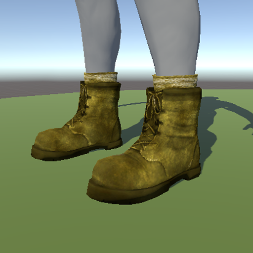 Light Grass Camo Boots
