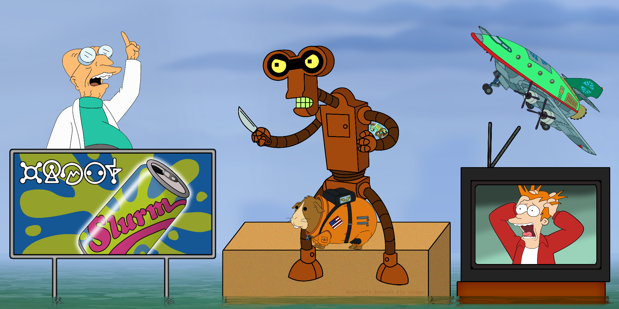 Fly Shoppa [BIG] - Roberto's Assault [Futurama] preview