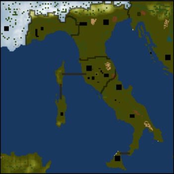 Auf den Truemmern Roms