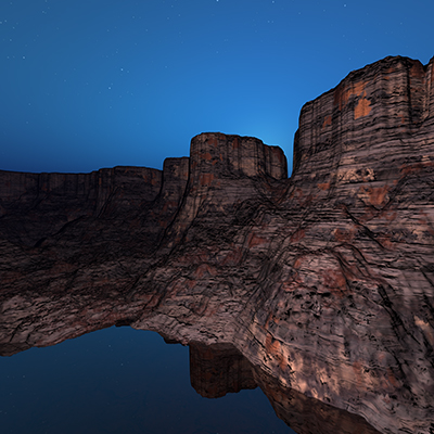 Crater lake