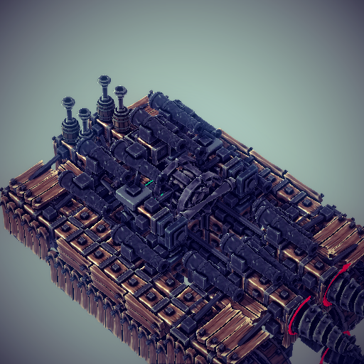 Wheel tank with drills