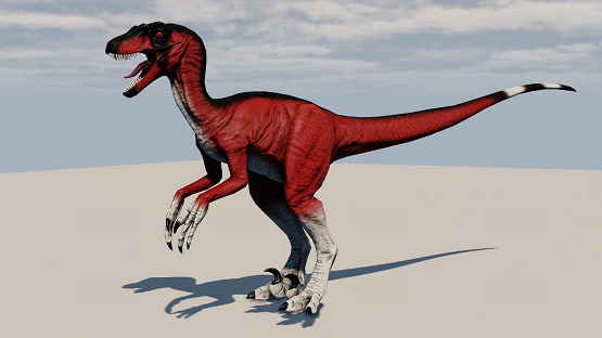 Scarlet Hunter Raptor