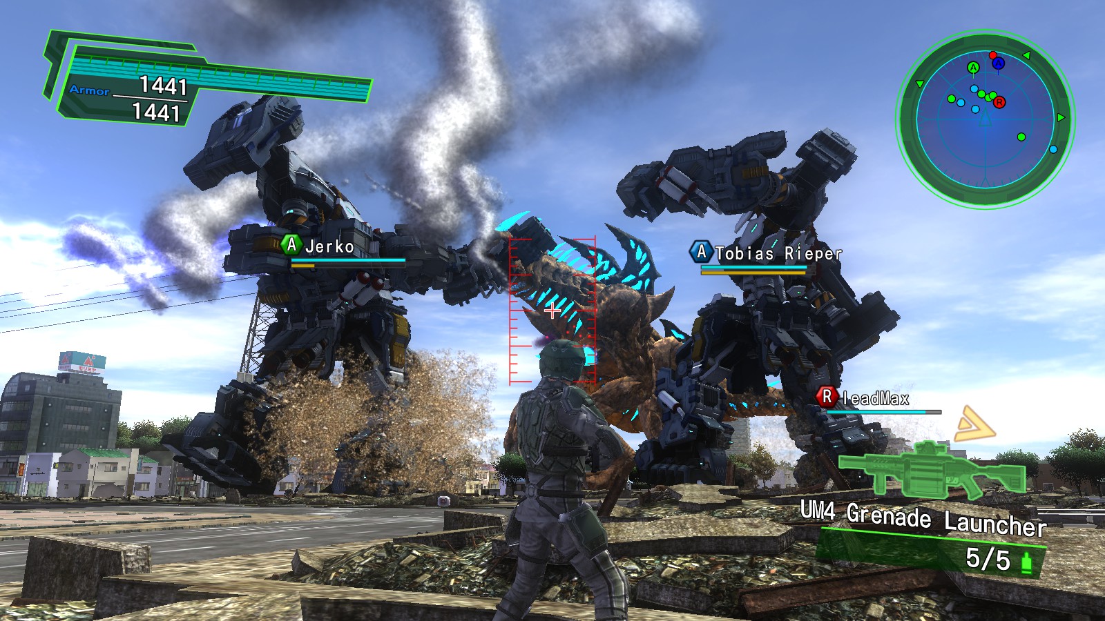 Earth defense force 4.1 or 5