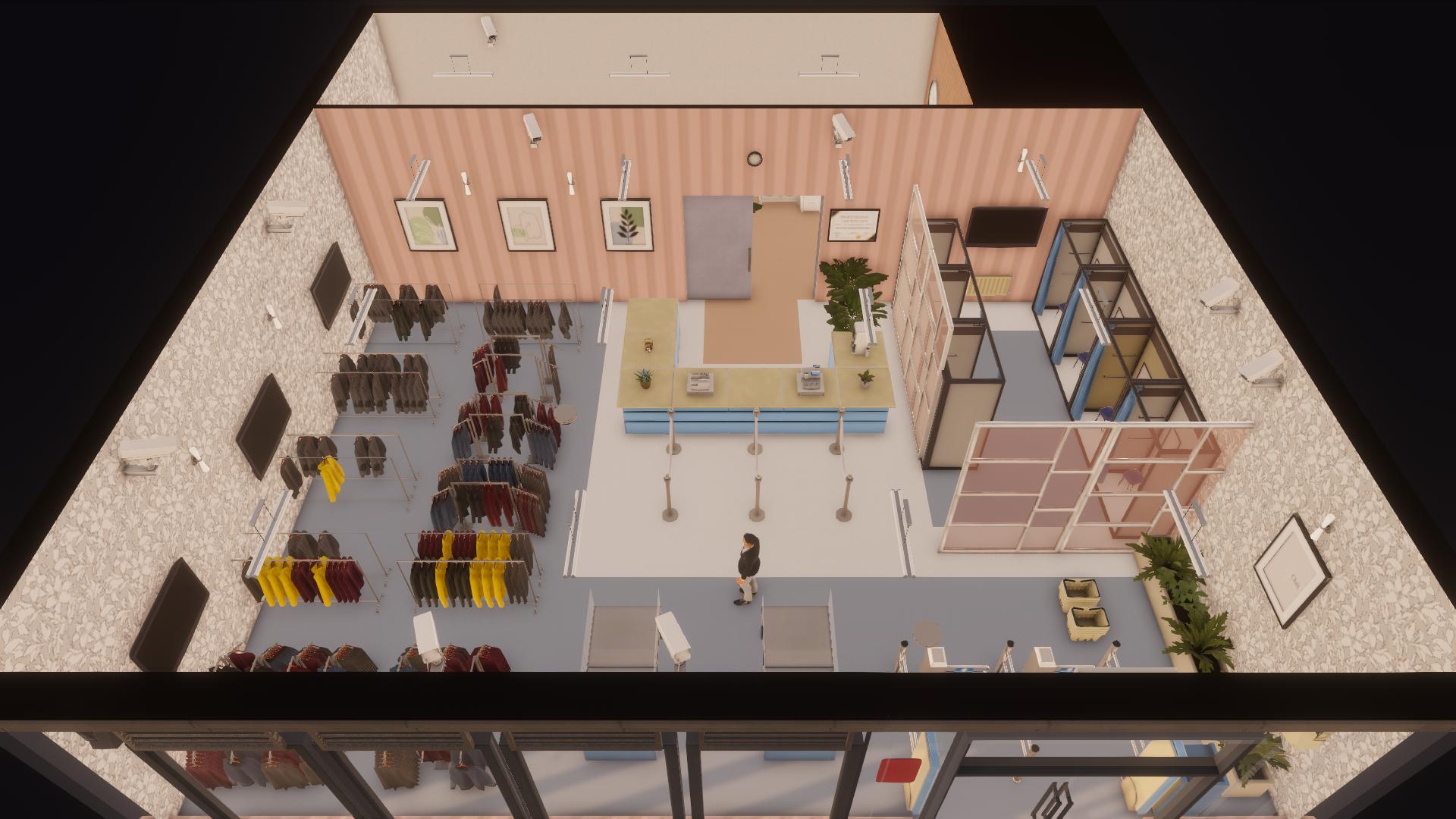 Retro clothing store Simple - C2