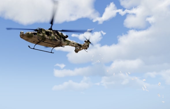 AAF Leaflet Dropping Hellcat