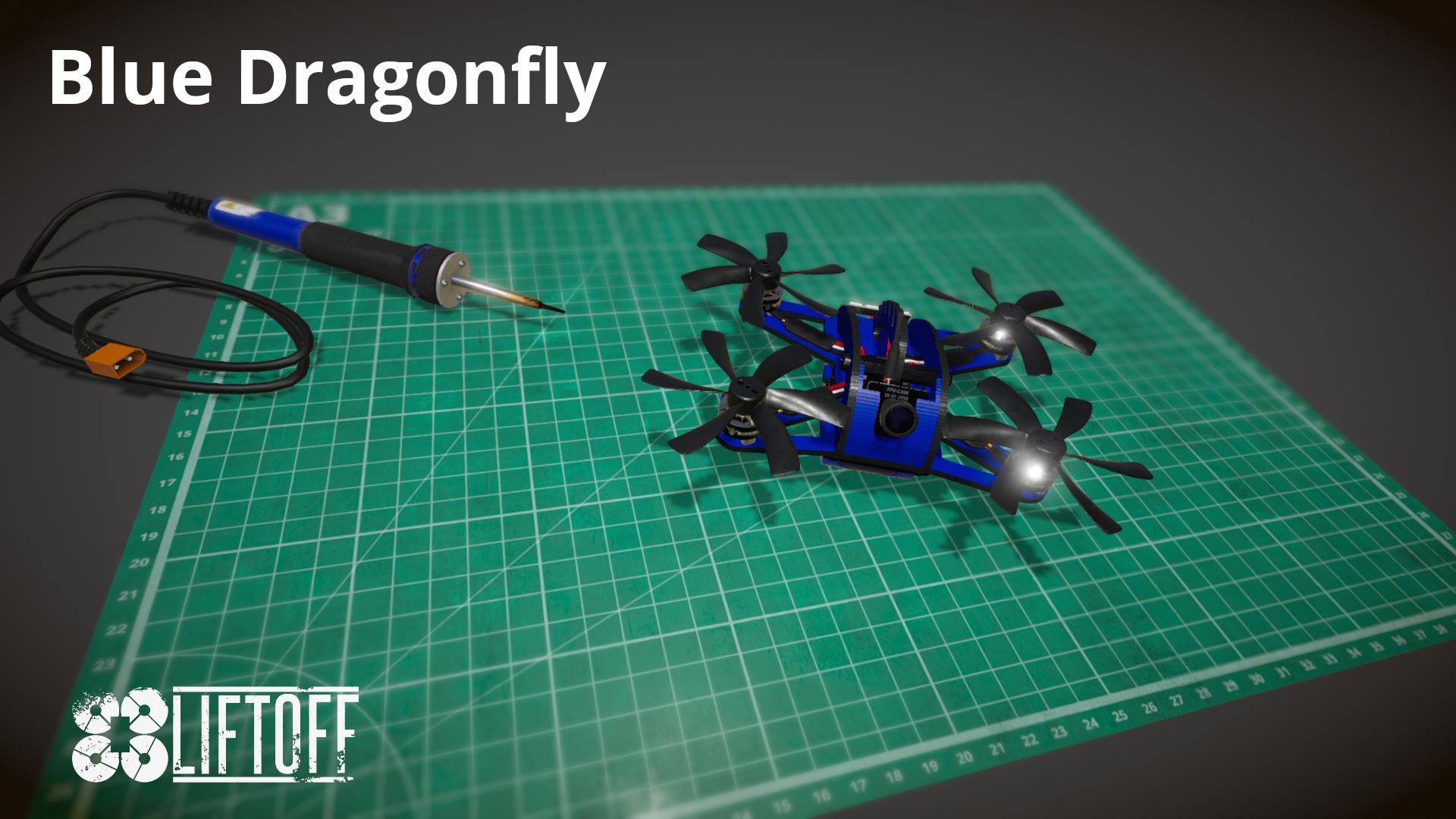 Blue Dragonfly